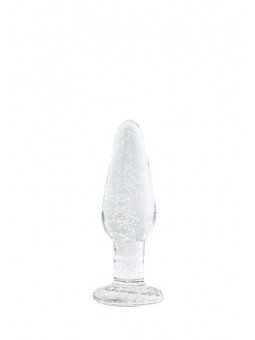 FIREFLY GLASS TAPERED PLUG MEDIUM CLEAR