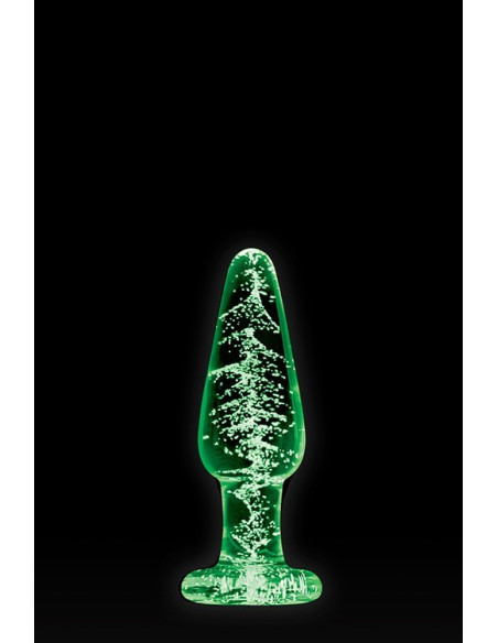 FIREFLY GLASS TAPERED PLUG MEDIUM CLEAR