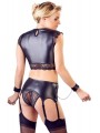 Top and Crotchless Suspender Briefs
