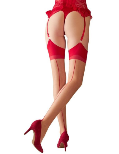 Stockings skin/red