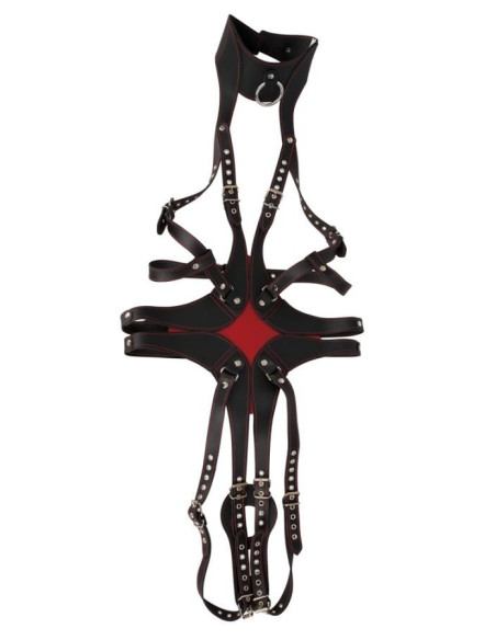 Leather Harness red SM acquista online su Porky's Store
