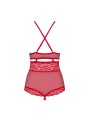 838-TED-3 teddy opencrotch red