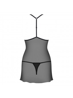 875-CHE-1 chemise & thong black