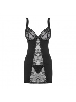 Heartina chemise & thong black