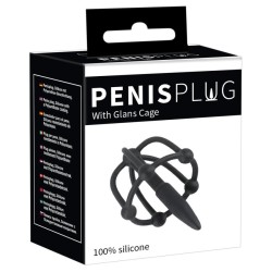 Penis Plug with Glans Cage