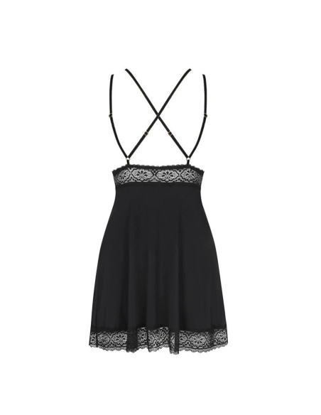 Lolitte babydoll & thong black