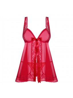 Rougebelle babydoll & thong red