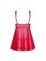 Rougebelle babydoll & thong red