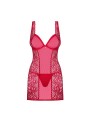 Rougebelle chemise & thong red