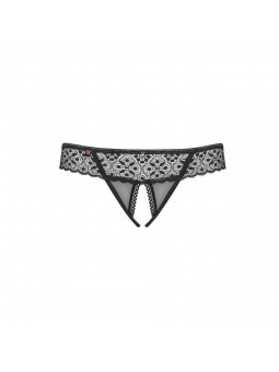 Shibu crotchless thong black