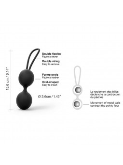 DUAL BALLS - BLACK (D.)