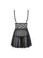 Letica babydoll & thong black