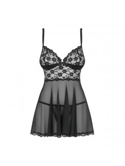 Letica babydoll & thong black