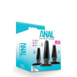 ANAL ADVENTURES BASIC PLUG KIT BLACK 2