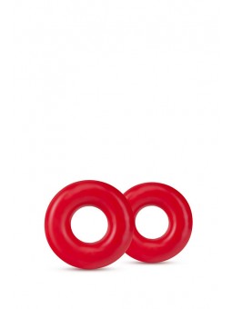 STAY HARD DONUT RINGS OVERSIZED RED