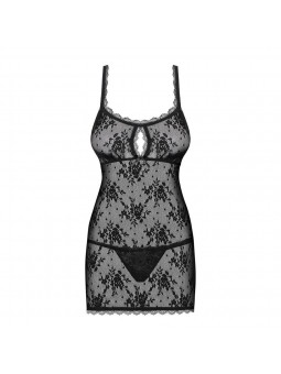 Behindy babydoll & thong black