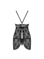 Behindy babydoll & thong black