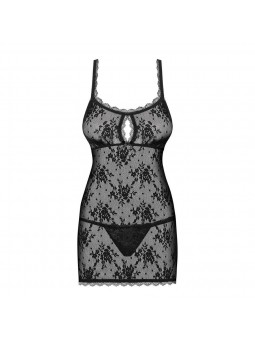 Behindy babydoll & thong black