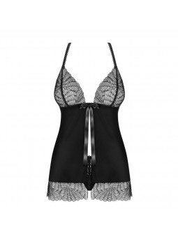 Chiccanta babydoll & thong black