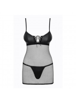 Redella chemise & thong black