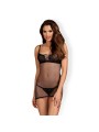 Redella chemise & thong black