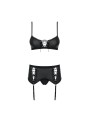 Redella 3-pcs set black