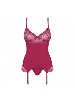 Rosalyne corset & thong red