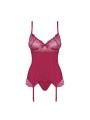 Rosalyne corset & thong red