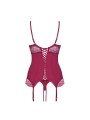 Rosalyne corset & thong red