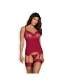 Rosalyne corset & thong red