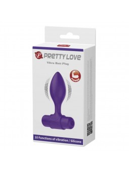 Pretty Love Vibra Butt Plug Purple