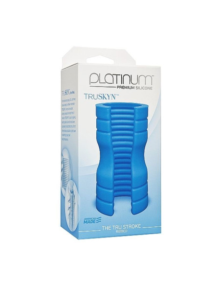 Truskyn - The Tru Stroke - Ribbed - Blue acquista online su Porky's Store