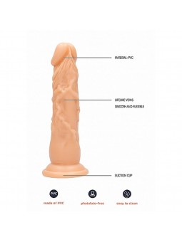 7.5 Inch Realistic Dildo - Flesh