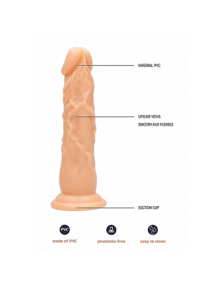 7.5 Inch Realistic Dildo - Flesh