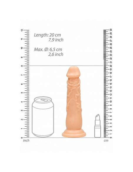 7.5 Inch Realistic Dildo - Flesh