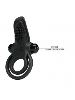 Pretty Love Vibrant Penis Ring Black