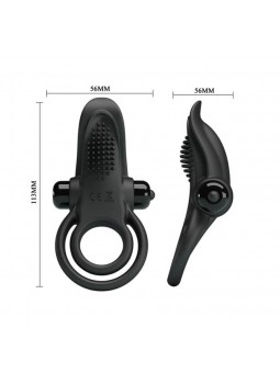 Pretty Love Vibrant Penis Ring Black