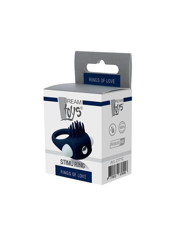 ESSENTIALS STIMU RING BLUE
