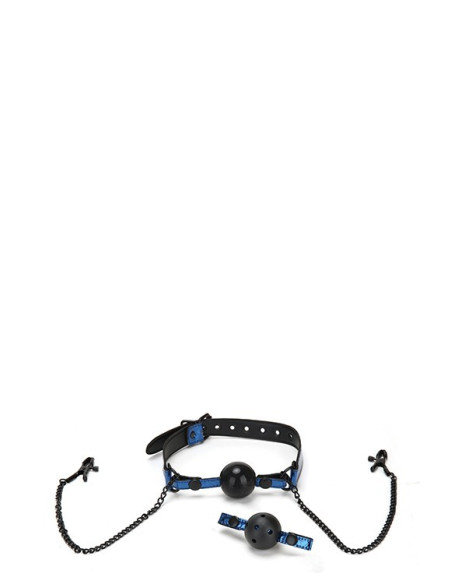 WHIPSMART DIAMOND BALL GAG W NIPPLE CLIP