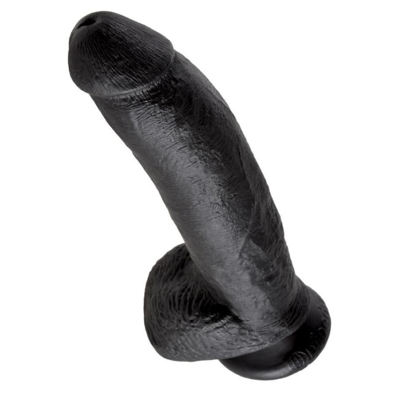 KC 9" Cock with Balls Dark