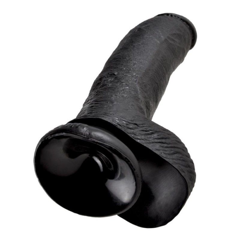 KC 9" Cock with Balls Dark