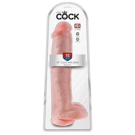 King Cock 15" Cock w Balls