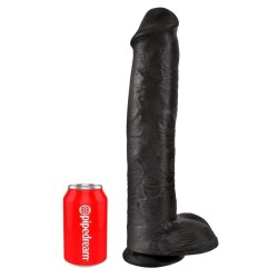 King Cock 15" Cock w Balls Dar 2