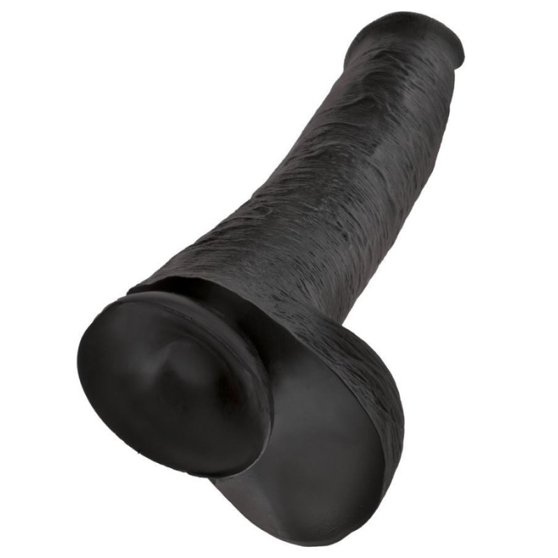 King Cock 15" Cock w Balls Dar