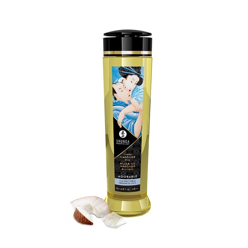 EROTIC MASSAGE OIL ADORABLE COCONUT 240M