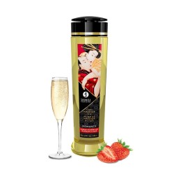 EROTIC MASSAGE OIL ROMANCE STRAWB. WINE 2