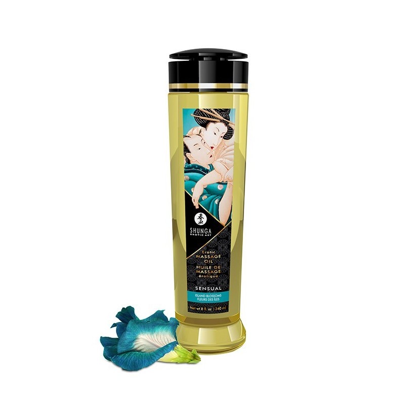 EROTIC MASSAGE OIL SENS. ISLAND BLOSSOM