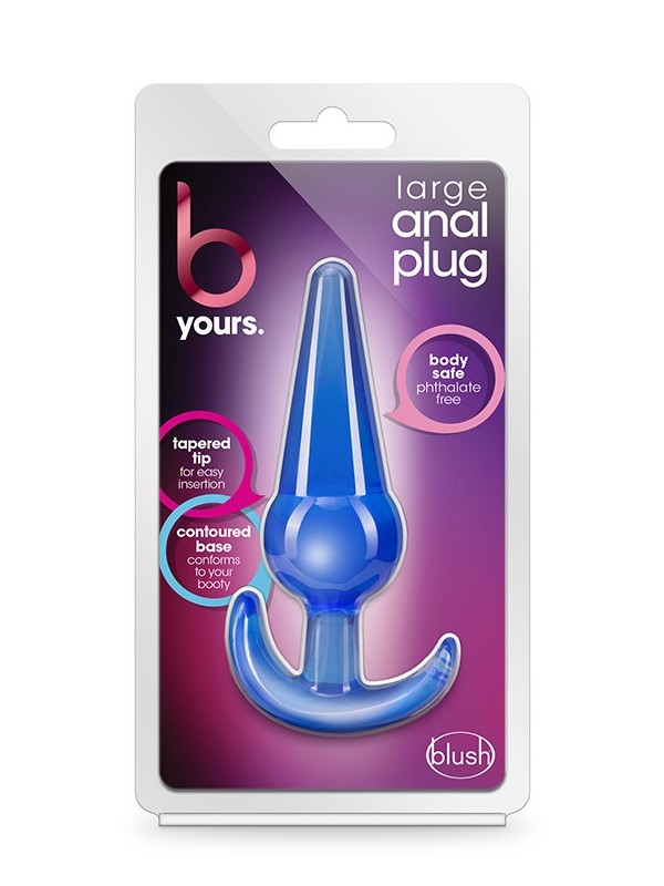 B YOURS LARGE ANAL PLUG BLUE
