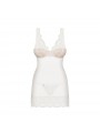 853-CHE-2 chemise & thong white