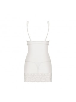 853-CHE-2 chemise & thong white